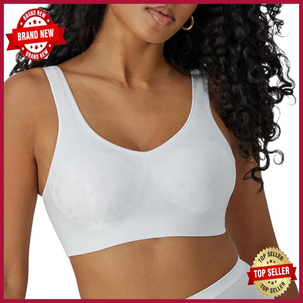 Wireless Full Coverage Bra Seamless Light Support… - image 1